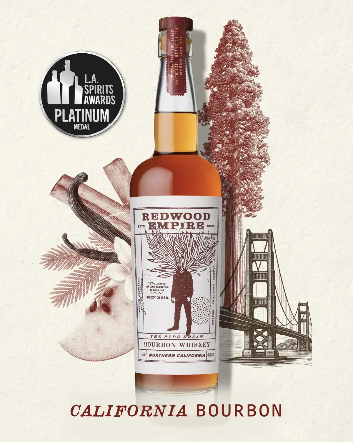 Redwood Empire Whiskey Marketing Image