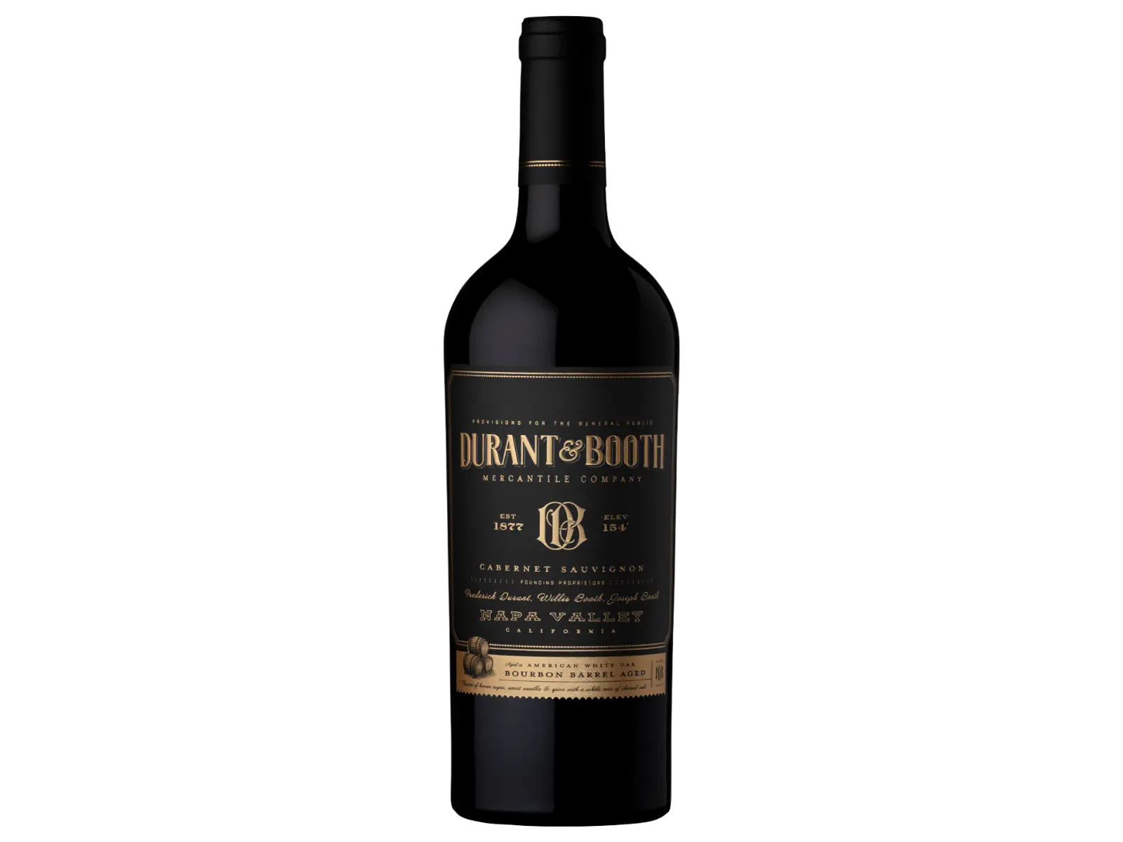Durant & Booth Bourbon Barrel Aged Cabernet Sauvignon, Napa Valley